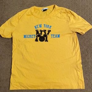 Mickey Mouse New York yellow shirt
